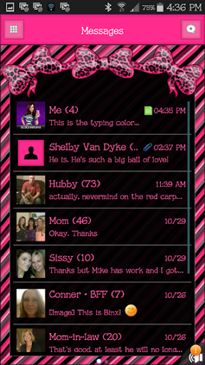 GO SMS THEME - SCS330