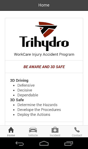 Trihydro WorkCare App