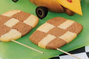 Checkered Flag Cookies