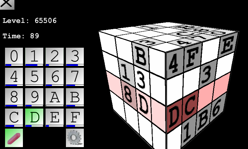 Sudoku 3D Screen 2