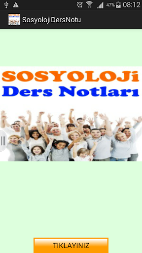 Sosyoloji Ders Notu