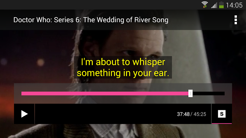 BBC Media Player Screen 2