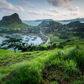 Sisiman - A Fishing Village by Geb Bunado - Landscapes Mountains & Hills