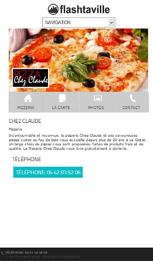 【免費旅遊App】Pizzeria Chez Claude-APP點子