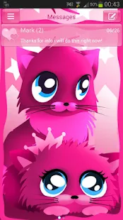 Pink Cats 4 GO SMS Pro Buy