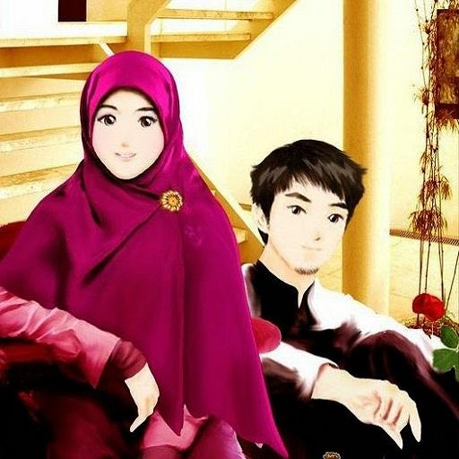 4400 Gambar Gambar Kartun Islami Romantis Gratis