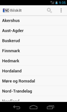 Bilskilt