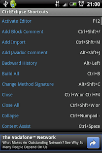 How to get Ctrl: Eclipse Shortcuts lastet apk for android