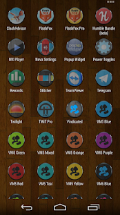 Lastest VM8 Blue Icon Set APK for Android