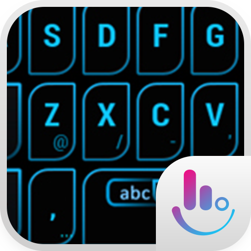 Blue Light Keyboard Theme 個人化 App LOGO-APP開箱王