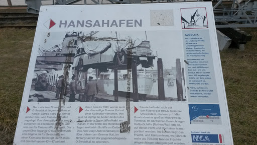 Infotafel Hansahafen 