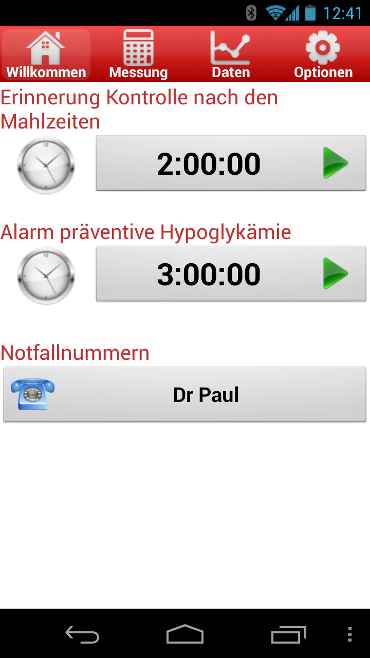 Android application My Glycemia : Diabete tracker screenshort