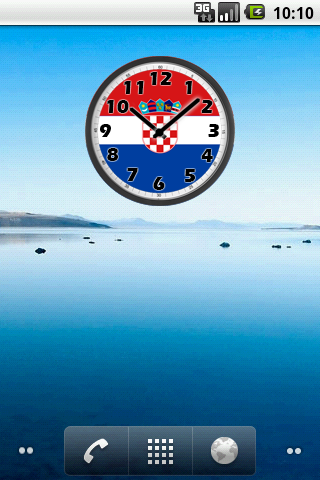 Croatia Clock