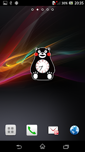 くまモンのアナログ時計ウィジェット Screenshots 3