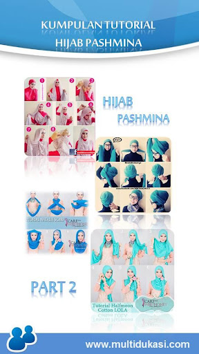 Tutorial Hijab Pashmina 2