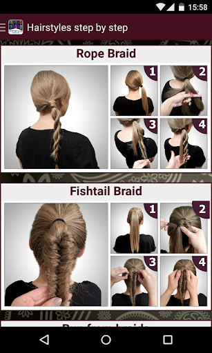 Hairstyles step by step