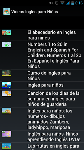 Videos Ingles para Niños