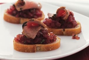 Red Onion Marmalade &amp;amp; Pork Canap&amp;#233;s