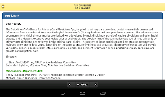 Urology Guidelines PrimaryCare Screenshots 4