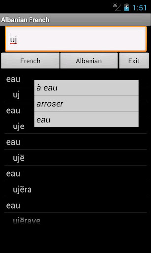 Albanian French Dictionary