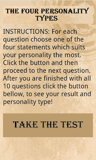 The 4 Types - Personality Test