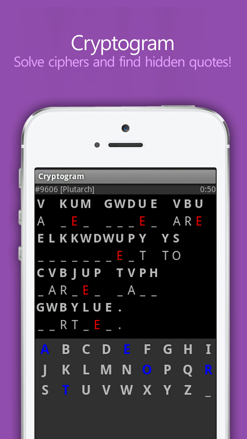    Cryptogram for Purplenamu- screenshot  