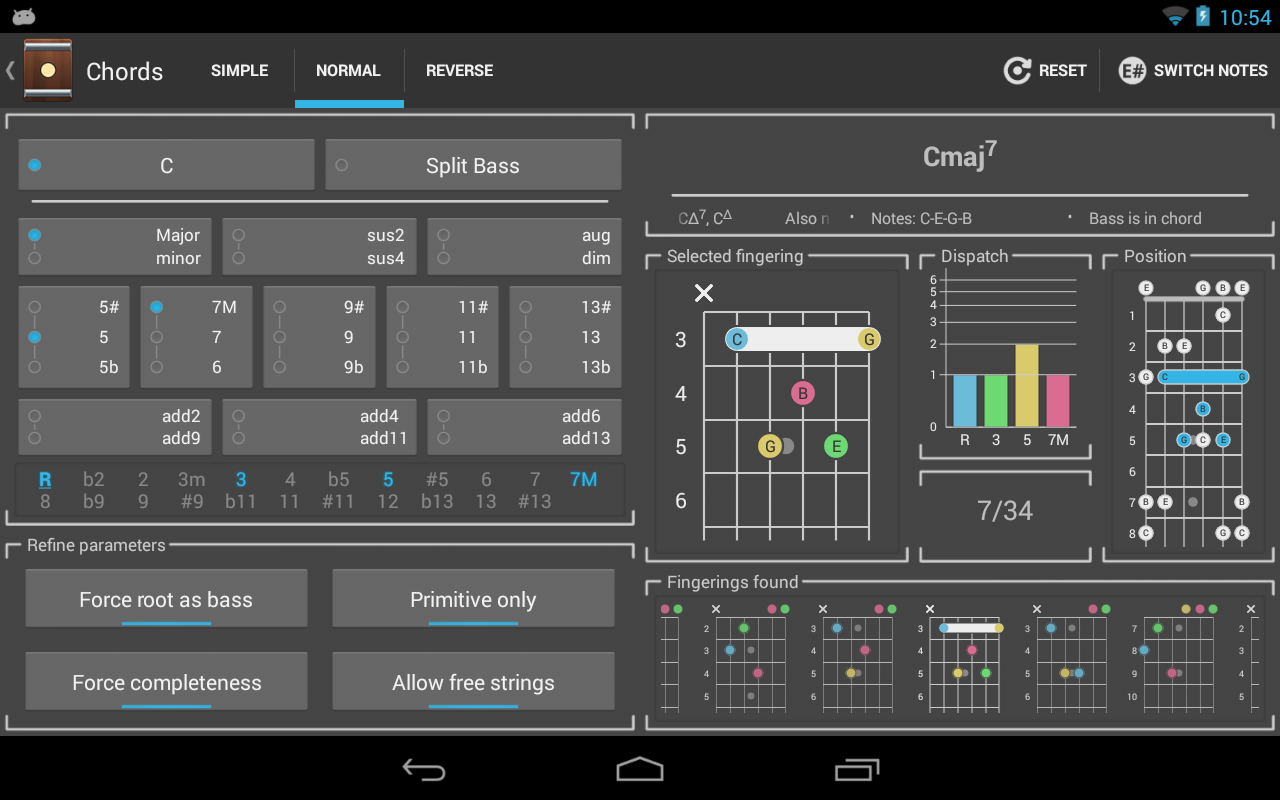 Chord! (Guitar Chord Finder) - screenshot