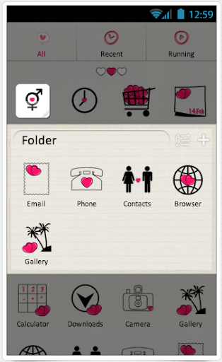 【免費個人化App】Valentine's day Go launcher-APP點子