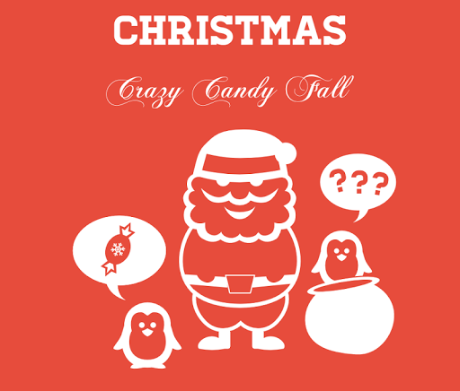 Crazy Christmas Candy Fall