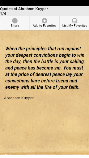 Quotes of Abraham Kuyper