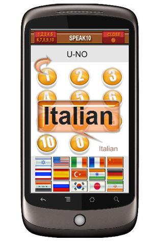 Android application SPEAK 10 screenshort