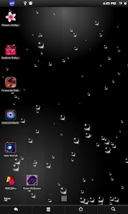 download Water drops live wallpaper free