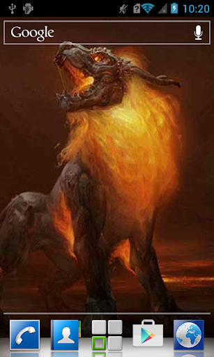 Wolf with a fiery coat LWP