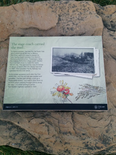 Stage Coach History Plaque