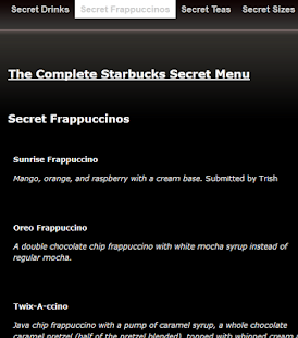 How to get Complete Starbucks Secret Menu 0.4 apk for bluestacks