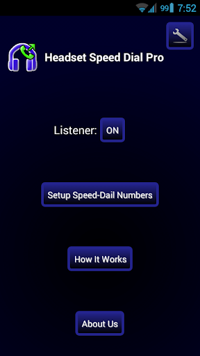 Headset Speed Dial Call Pro