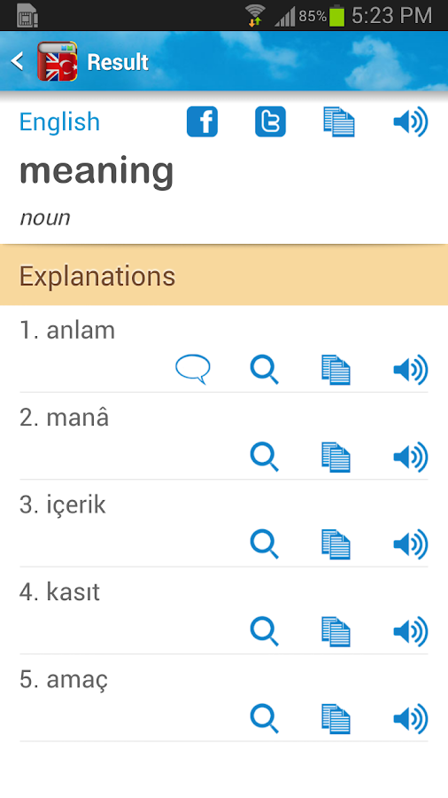 Turkish DictionaryTranslator Android Apps on Google Play