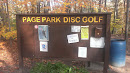 Page Park Disc Golf Course