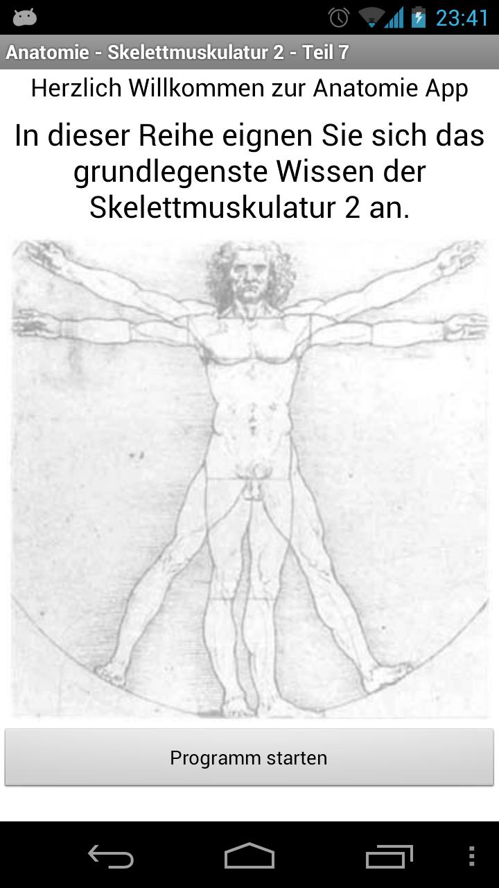 Android application Anatomy - Skeletal Muscles 2 screenshort
