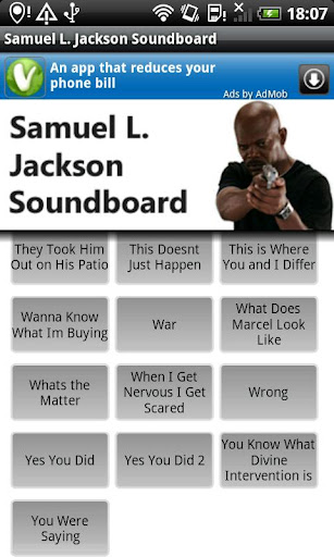 Samuel L Jackson Soundboard Android app Screenshot 1