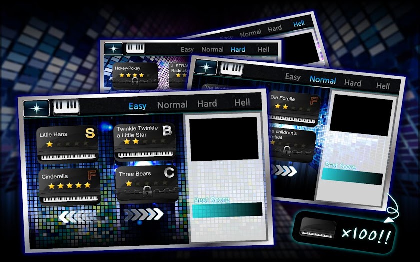 Piano Holic(rhythm game)-free Screen 1