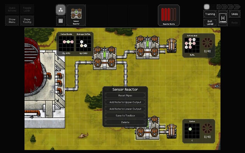 SpaceChem Mobile Screen 3