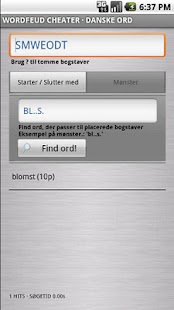 Wordfeud Cheater - Danske Ord Screenshots 2