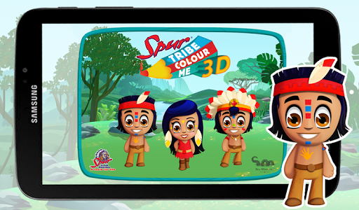 【免費家庭片App】Spur Tribe Colour Me 3D-APP點子