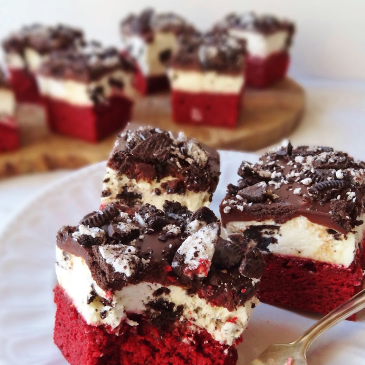 recipe red grams velvet Cream Mousse Velvet Red Oreo Brownies Cheese With