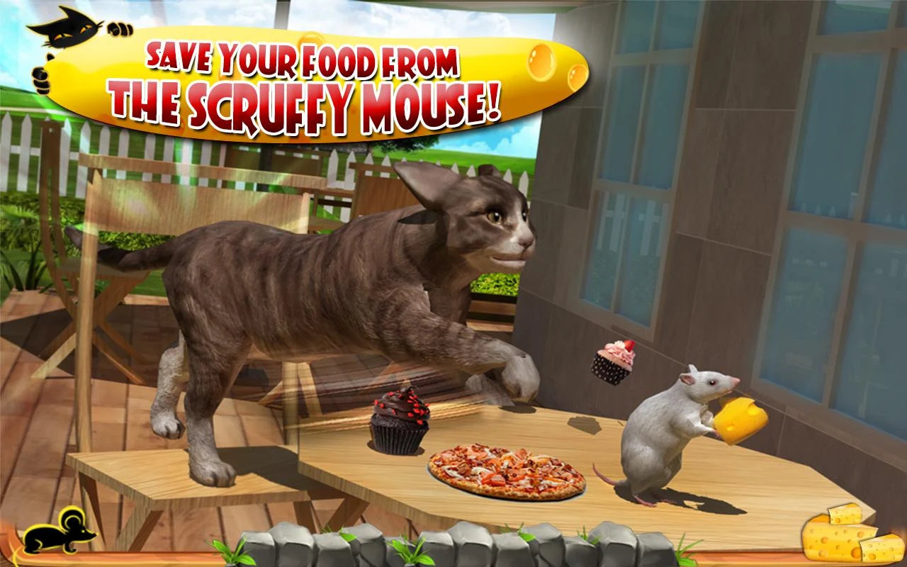 Crazy Cat vs. Mouse 3D - screenshot