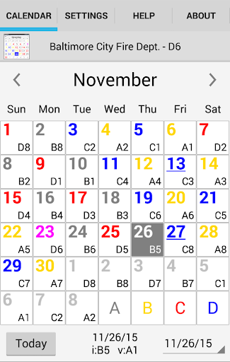 免費下載生產應用APP|ShiftCal® for Baltimore Fire app開箱文|APP開箱王