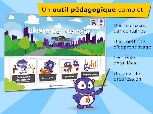 Android application Les homophones screenshort