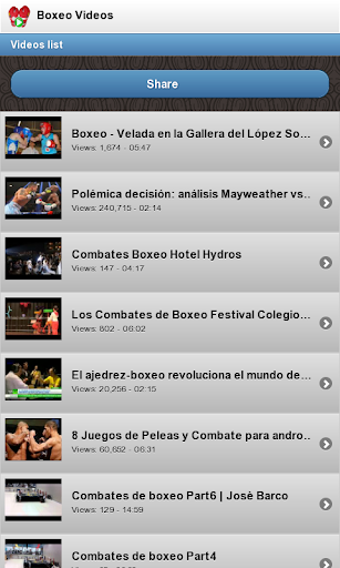 Videos de Boxeo