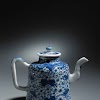 Bell-shaped teapot with flower sprays